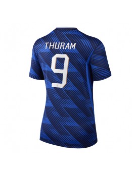 Frankreich Marcus Thuram #9 Heimtrikot für Frauen WM 2026 Kurzarm Frankreich Marcus Thuram #9 Heimtrikot für Frauen WM 2026 Kurzarm